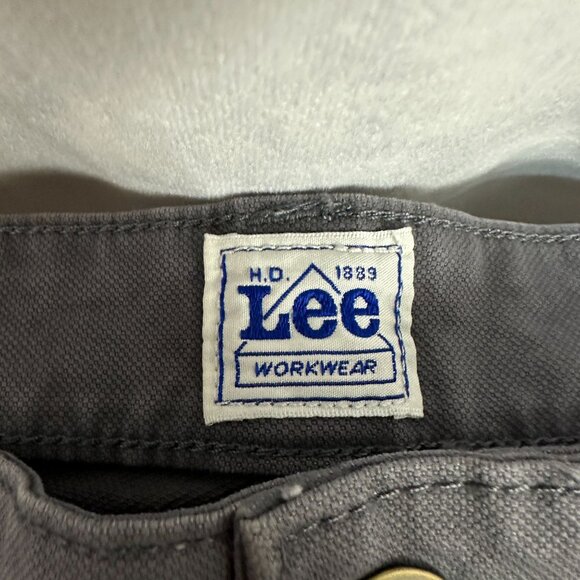Mens Lee Workwear Carpenter Painter Shorts Gray Size 40 Style - Picture 4 of 7